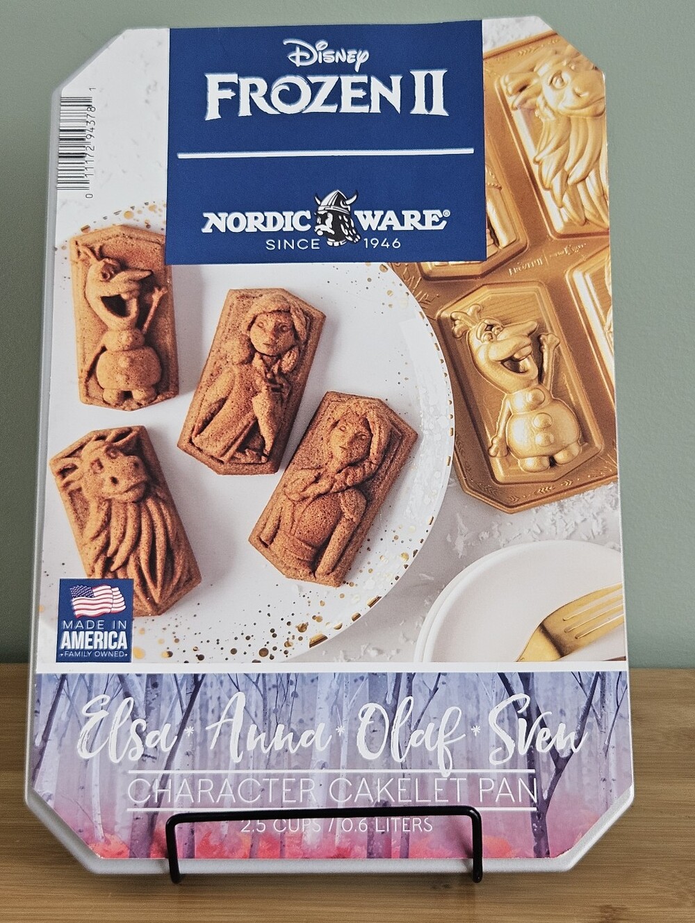 Disney Frozen II Nordic Ware Character Cakelet Pan - Elsa, Anna, Olaf, Sven